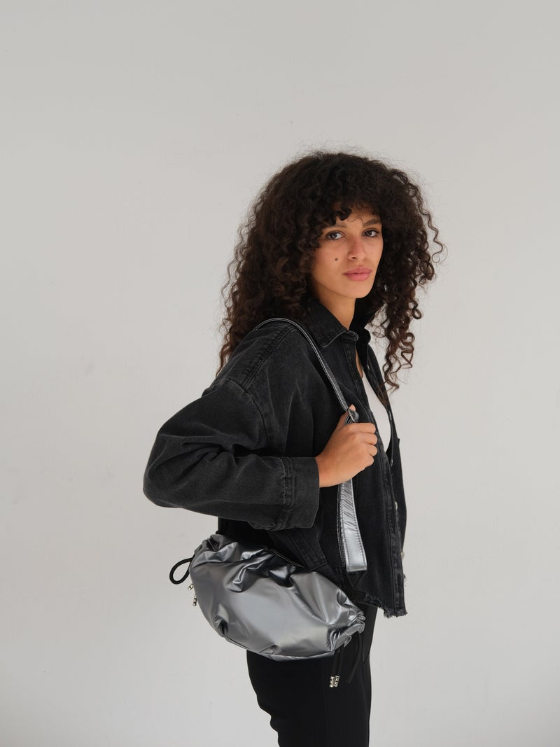 Zuri Bag Small string - dark silver - Image 2